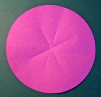 Flot cirkelblomst foldes, 01