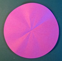 Flot cirkelblomst foldes, 02