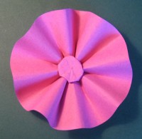 Flot cirkelblomst foldes, 06