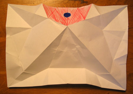 Mønster for brednæset mand